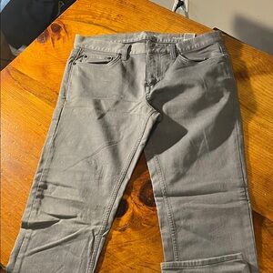 Banana Republic Charcoal Traveler Trousers: length 34, runs small